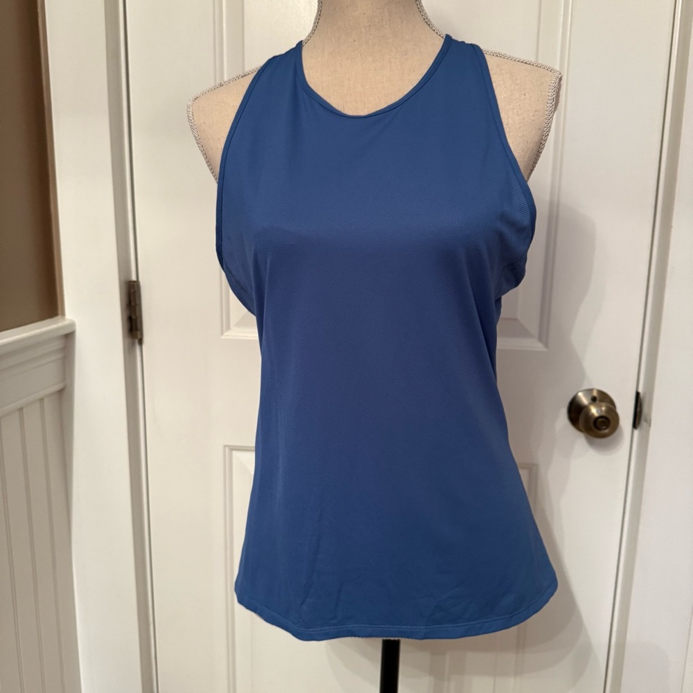 OUTDOOR VOICES TOP TANK BLUE Tagged XL Fits M ACTIVE